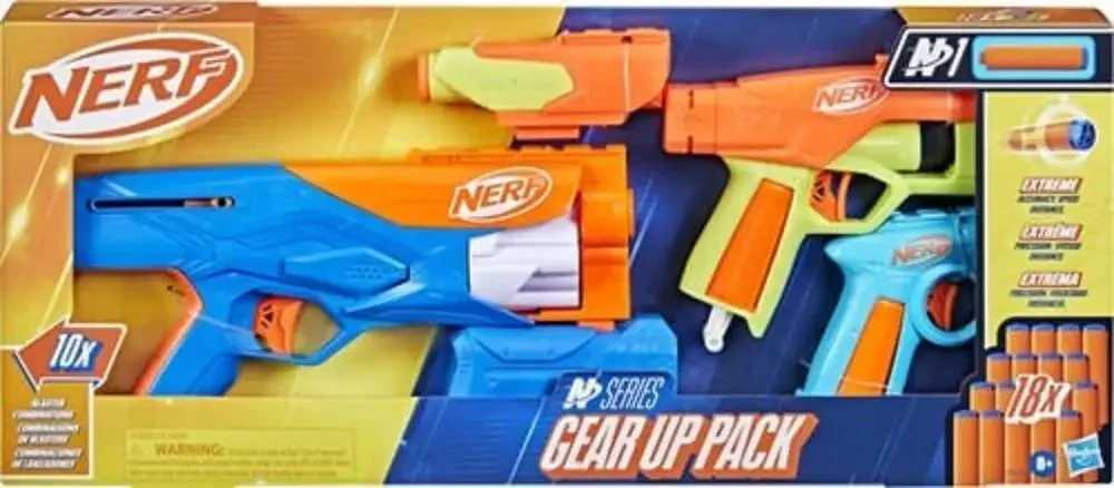 NEW NERF N Series Ultimate Gear Pack w/3 Blasters & 18 Darts ~ FREE SHIPPING!
